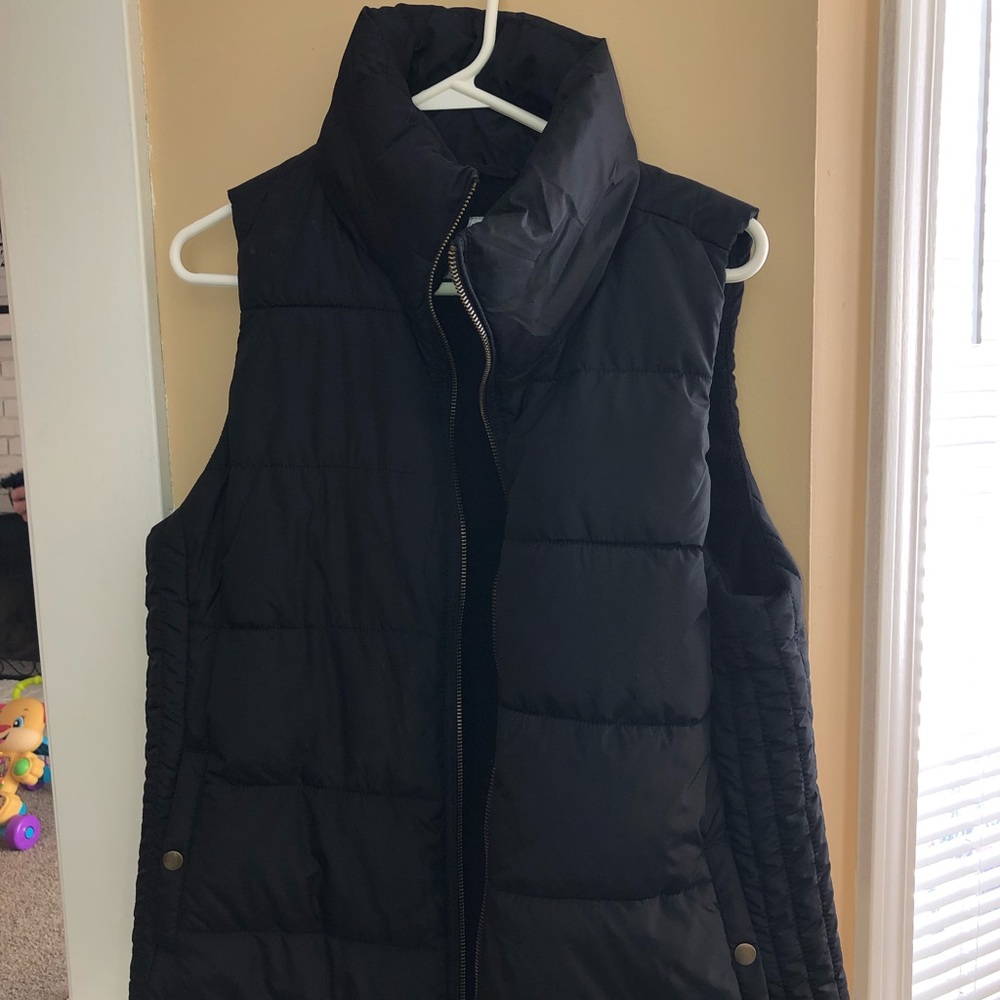 Old Navy long puffer vest